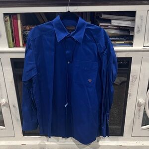 Ariat Royal Blue Long Sleeve Shirt